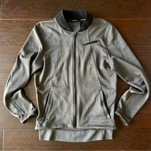 Nike Hyper Elite Basketball Full-Zip Charcoal Gray Warmup Jacket